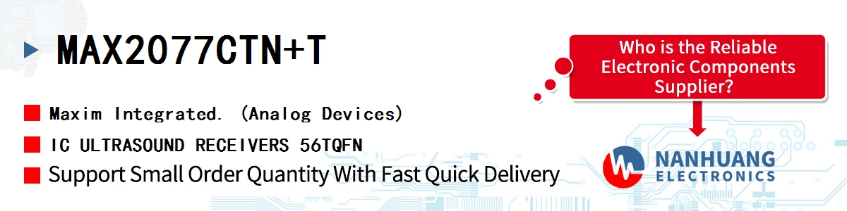 MAX2077CTN+T Maxim IC ULTRASOUND RECEIVERS 56TQFN