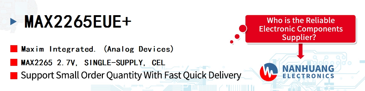MAX2265EUE Maxim CEL-BAND LINEAR POWER AMPLIFIER