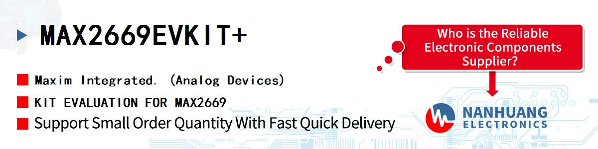 MAX2669EVKIT+ Maxim KIT EVALUATION FOR MAX2669