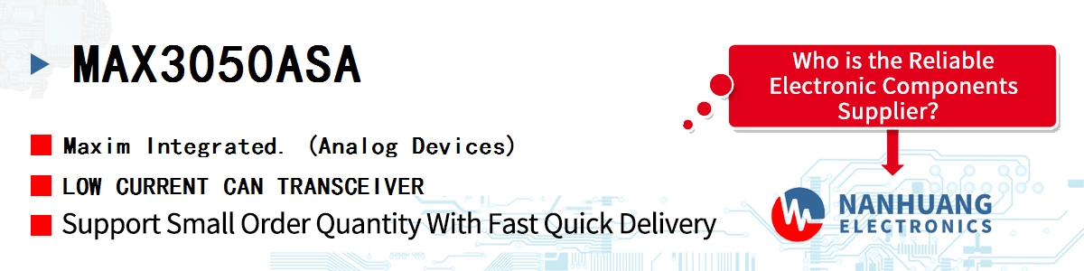 MAX3050ASA+ Maxim IC TRANSCEIVER FULL 1/1 8SOIC