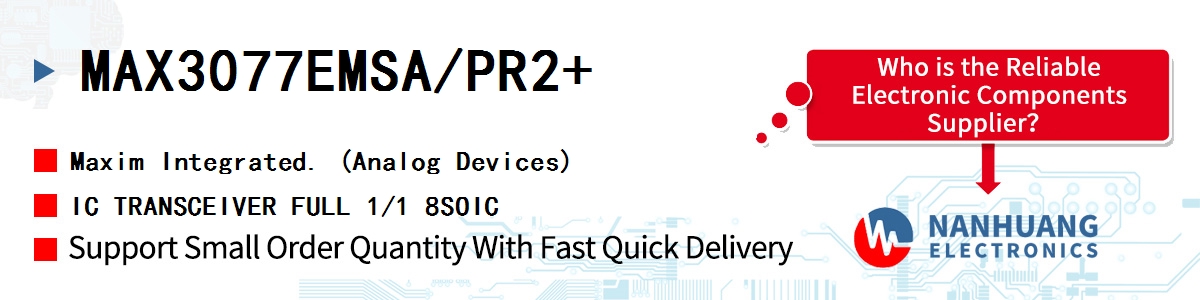 MAX3077EMSA/PR2+ Maxim IC TRANSCEIVER FULL 1/1 8SOIC