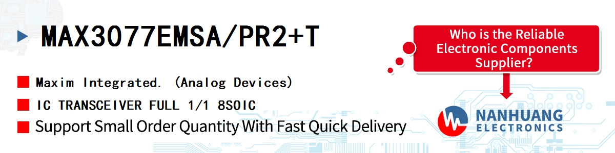 MAX3077EMSA/PR2+T Maxim IC TRANSCEIVER FULL 1/1 8SOIC