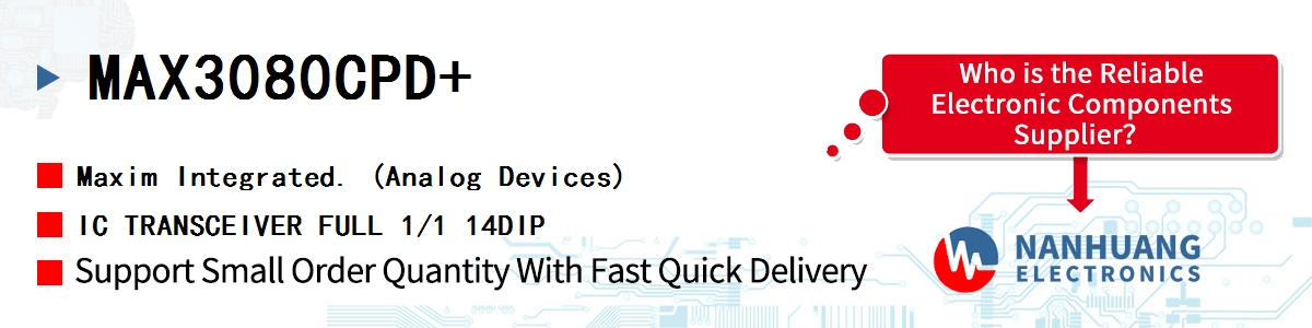 MAX3080CPD+ Maxim IC TRANSCEIVER FULL 1/1 14DIP