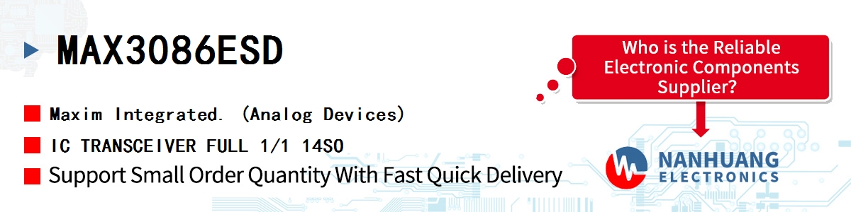 MAX3086ESD+ Maxim IC TRANSCEIVER FULL 1/1 14SO