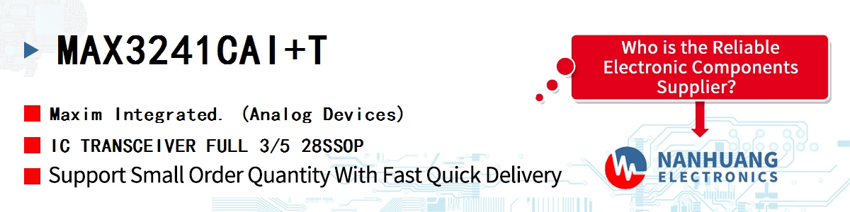 MAX3241CAI+T Maxim IC TRANSCEIVER FULL 3/5 28SSOP