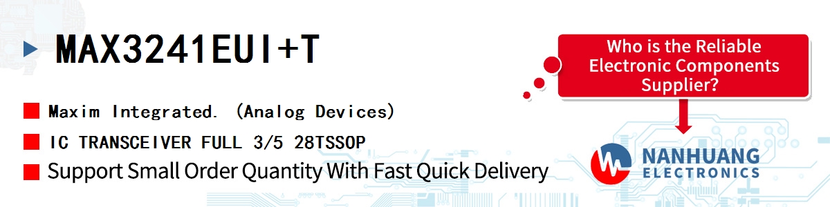 MAX3241EUI+T Maxim IC TRANSCEIVER FULL 3/5 28TSSOP