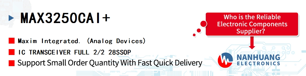 MAX3250CAI+ Maxim IC TRANSCEIVER FULL 2/2 28SSOP