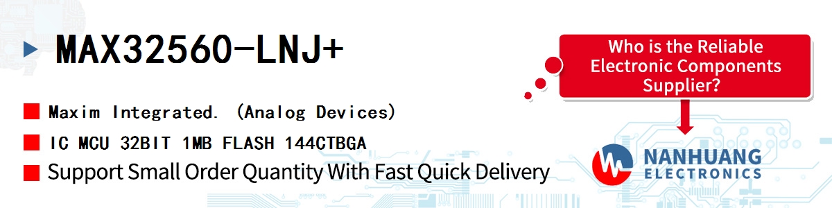 MAX32560-LNJ+ Maxim IC MCU 32BIT 1MB FLASH 144CTBGA