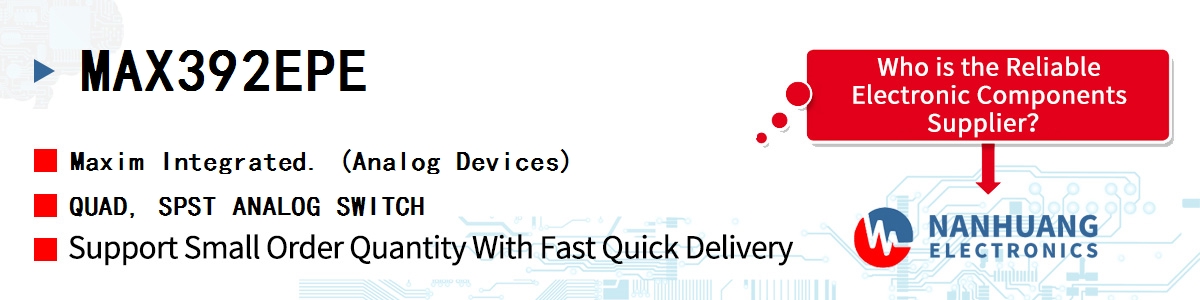 MAX392EPE+ Maxim IC INTEGRATED CIRCUIT
