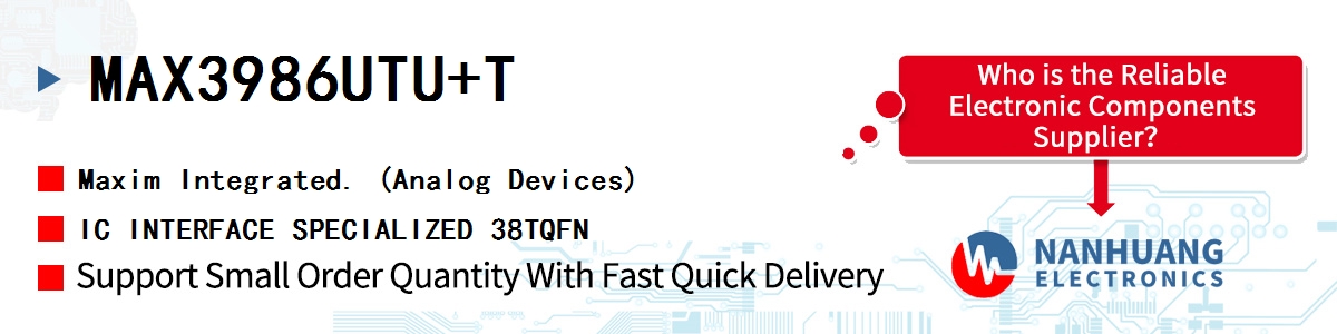 MAX3986UTU+T Maxim IC INTERFACE SPECIALIZED 38TQFN
