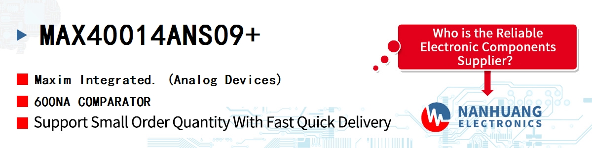 MAX40014ANS09+ Maxim 600NA COMPARATOR
