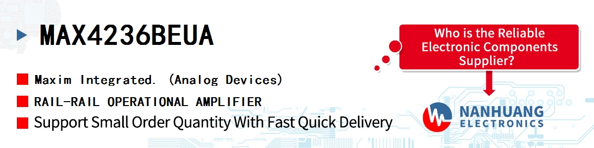 MAX4236BEUA+ Maxim IC OPAMP GP 1 CIRCUIT 8UMAX