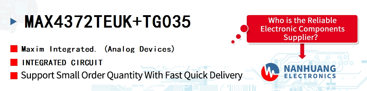 MAX4372TEUK+TG035 Maxim INTEGRATED CIRCUIT