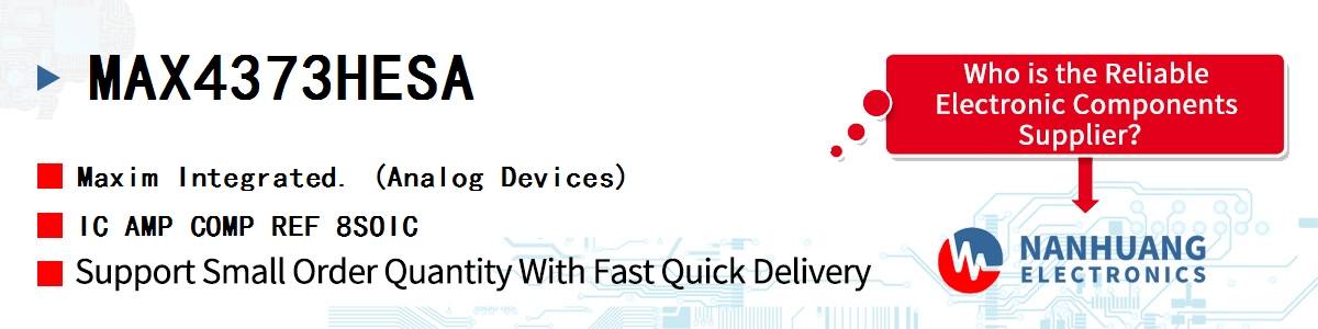 MAX4373HESA Maxim IC AMP COMP REF 8SOIC