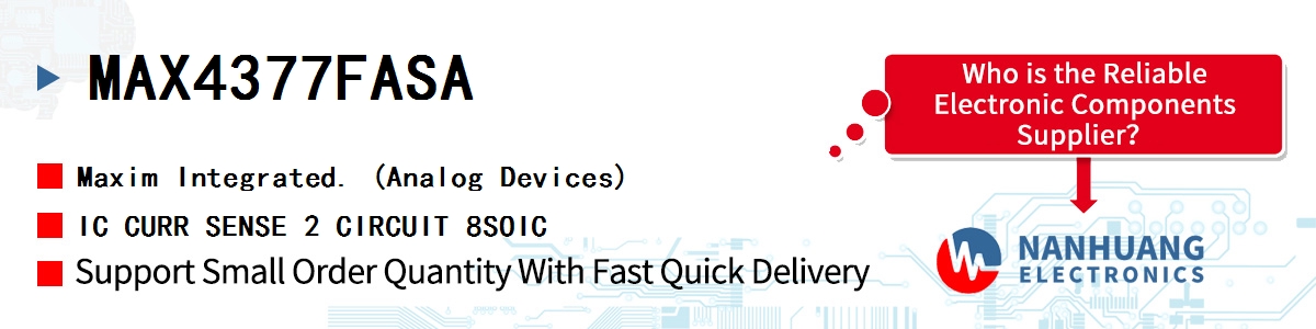 MAX4377FASA+ Maxim IC CURR SENSE 2 CIRCUIT 8SOIC