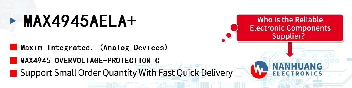 MAX4945AELA+ Maxim MAX4945 OVERVOLTAGE-PROTECTION C