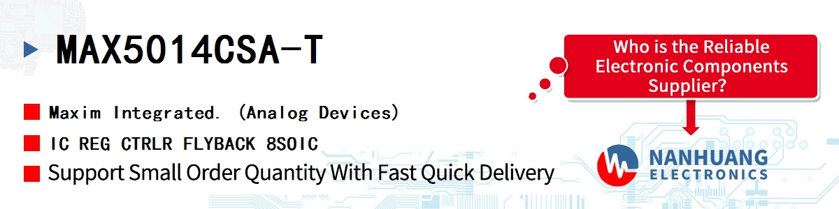 MAX5014CSA-T Maxim IC REG CTRLR FLYBACK 8SOIC
