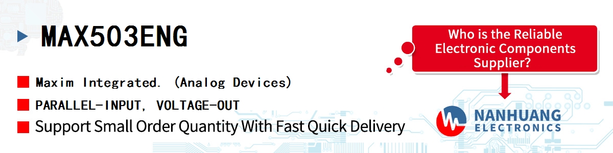 MAX503ENG Maxim PARALLEL-INPUT, VOLTAGE-OUT