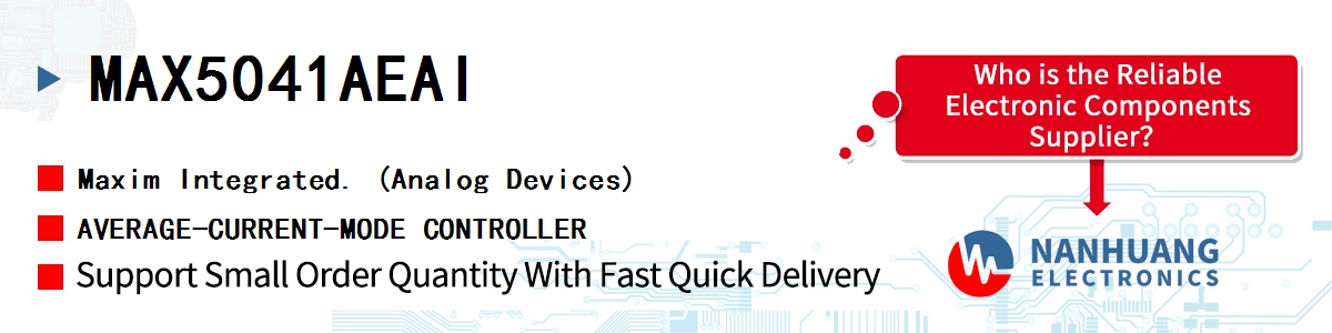 MAX5041AEAI Maxim AVERAGE-CURRENT-MODE CONTROLLER