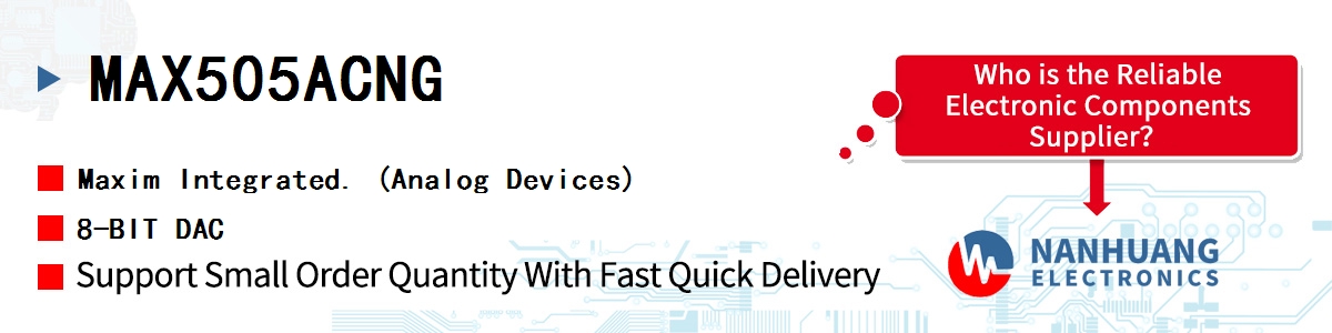 MAX505ACNG+ Maxim IC DAC 8BIT V-OUT 24DIP