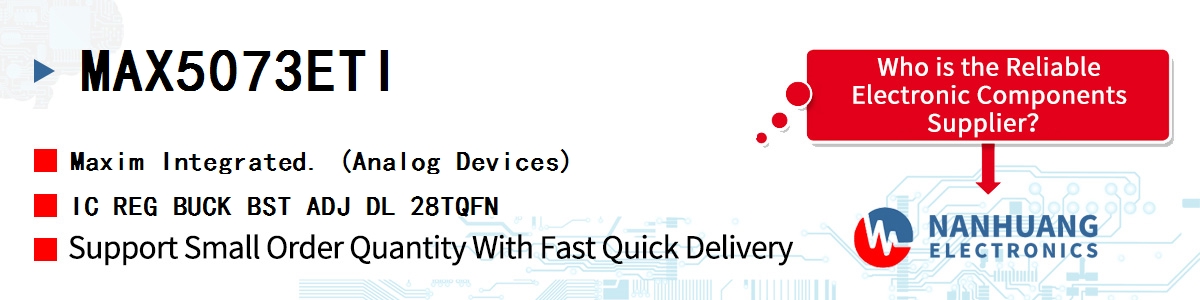MAX5073ETI+ Maxim IC REG BUCK BST ADJ DL 28TQFN