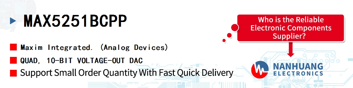 MAX5251BCPP+ Maxim IC DAC 10BIT V-OUT 20DIP