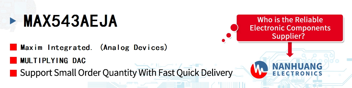 MAX543AEJA Maxim MULTIPLYING DAC