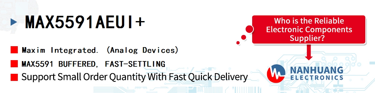 MAX5591AEUI+ Maxim MAX5591 BUFFERED, FAST-SETTLING