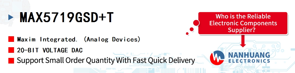 MAX5719GSD+T Maxim 20-BIT VOLTAGE DAC