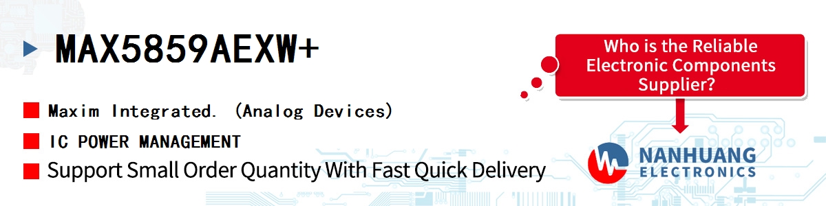 MAX5859AEXW+ Maxim IC POWER MANAGEMENT