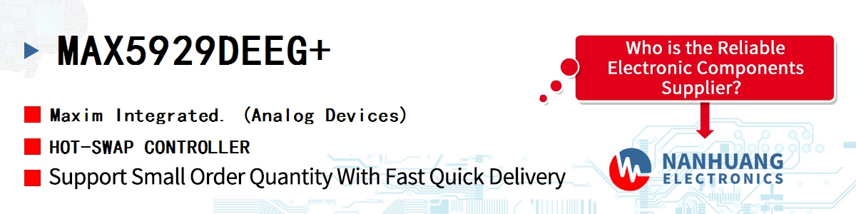 MAX5929DEEG+ Maxim HOT-SWAP CONTROLLER