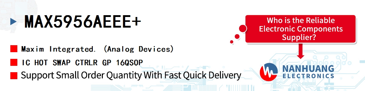 MAX5956AEEE Maxim DUAL HOT-SWAP CONTROLLER