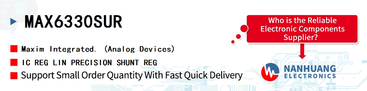 MAX6330SUR+ Maxim MAX6330 PRECISION SHUNT REGULATO