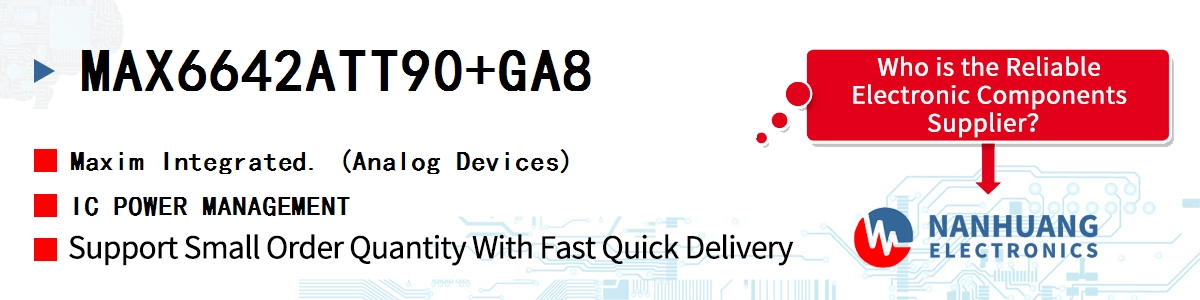 MAX6642ATT90+GA8 Maxim IC POWER MANAGEMENT