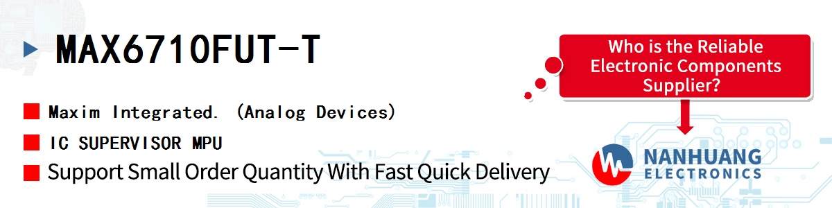 MAX6710FUT-T Maxim IC SUPERVISOR MPU