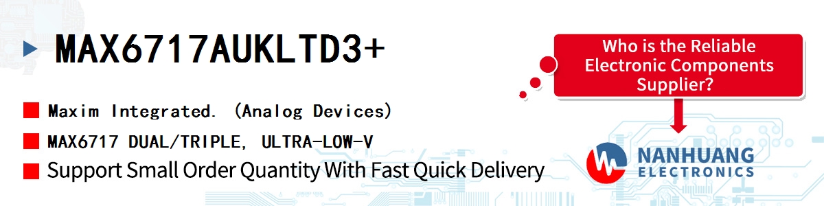 MAX6717AUKLTD3+ Maxim MAX6717 DUAL/TRIPLE, ULTRA-LOW-V