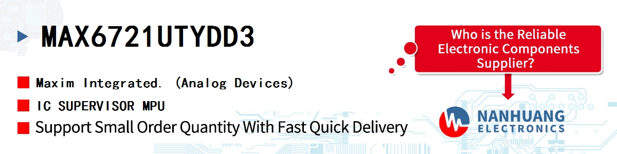 MAX6721UTYDD3+ Maxim MAX6721 DUAL/TRIPLE, ULTRA-LOW-V