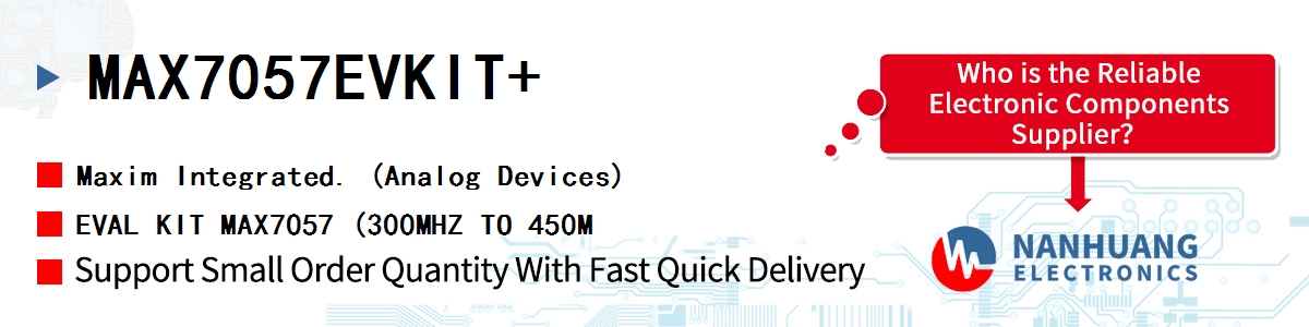 MAX7057EVKIT+ Maxim EVAL KIT MAX7057 (300MHZ TO 450M