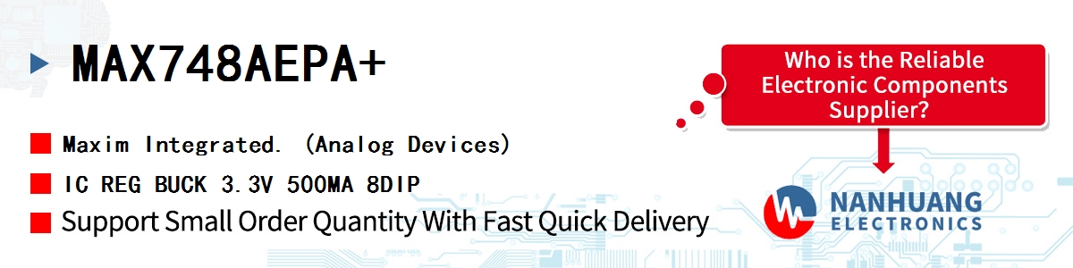 MAX748AEPA Maxim PWM, STEP-DOWN DC-DC CONTROLLER