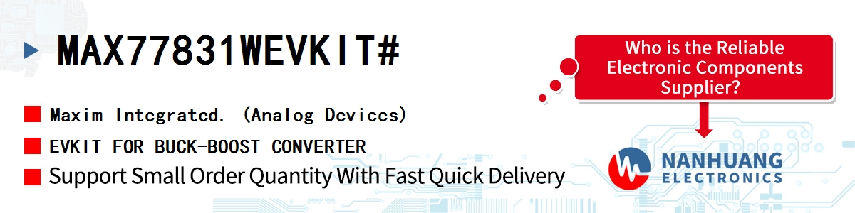 MAX77831WEVKIT# Maxim EVKIT FOR BUCK-BOOST CONVERTER