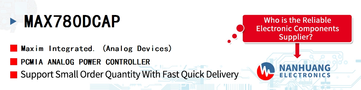 MAX780DCAP Maxim PCMIA ANALOG POWER CONTROLLER