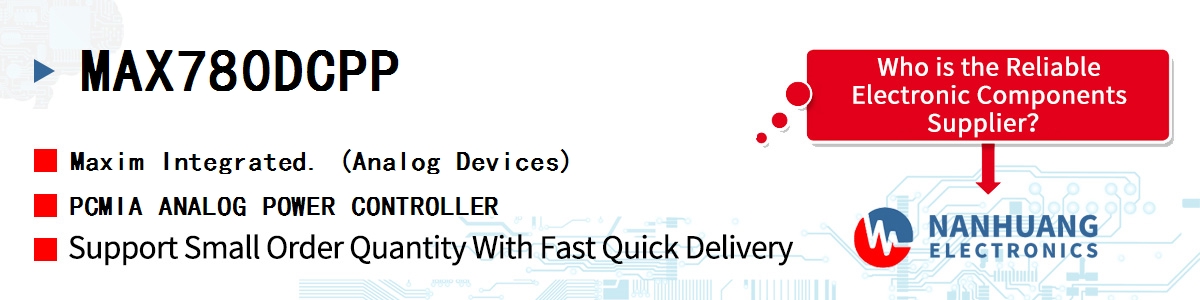 MAX780DCPP Maxim PCMIA ANALOG POWER CONTROLLER