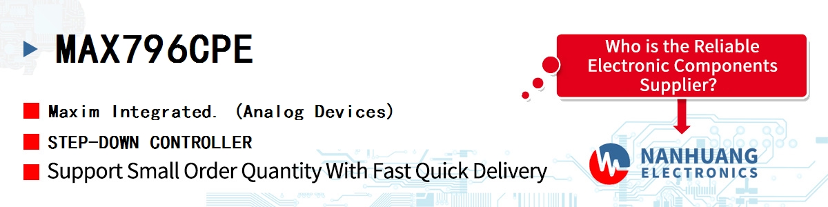 MAX796CPE Maxim STEP-DOWN CONTROLLER