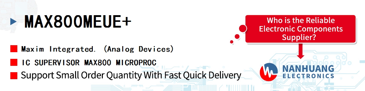MAX800MEUE+ Maxim IC SUPERVISOR MAX800 MICROPROC