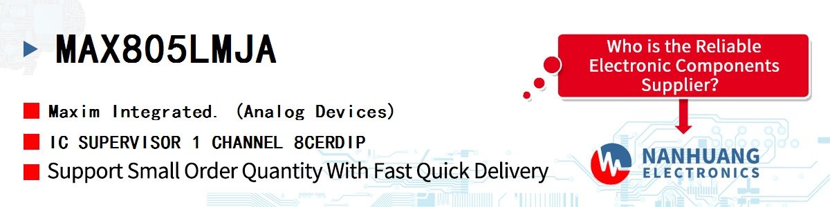 MAX805LMJA Maxim IC SUPERVISOR 1 CHANNEL 8CERDIP