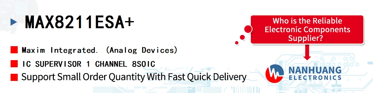 MAX8211ESA Maxim IC SUPERVISOR 1 CHANNEL 8SOIC