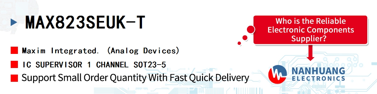 MAX823SEUK-T Maxim IC SUPERVISOR 1 CHANNEL SOT23-5