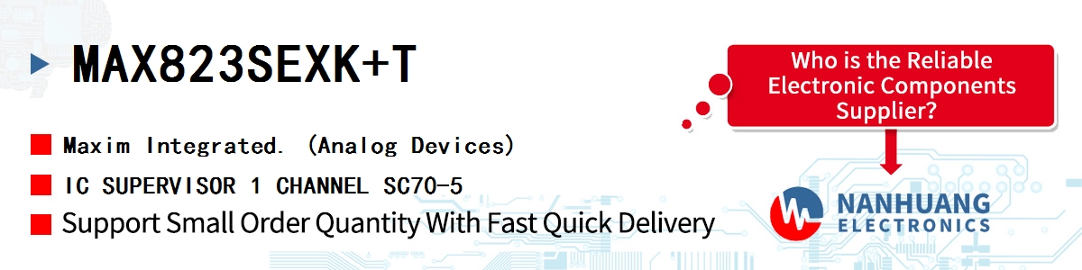 MAX823SEXK+T Maxim IC SUPERVISOR 1 CHANNEL SC70-5