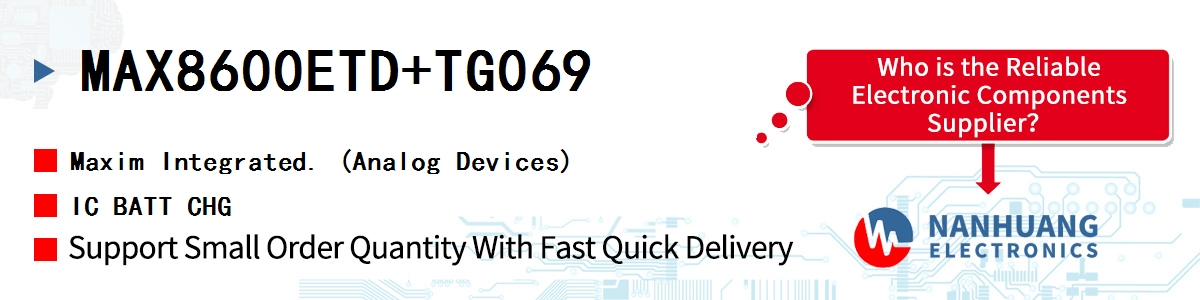 MAX8600ETD+TG069 Maxim IC BATT CHG