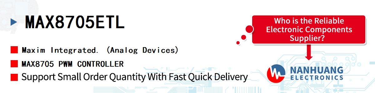 MAX8705ETL Maxim MAX8705 PWM CONTROLLER